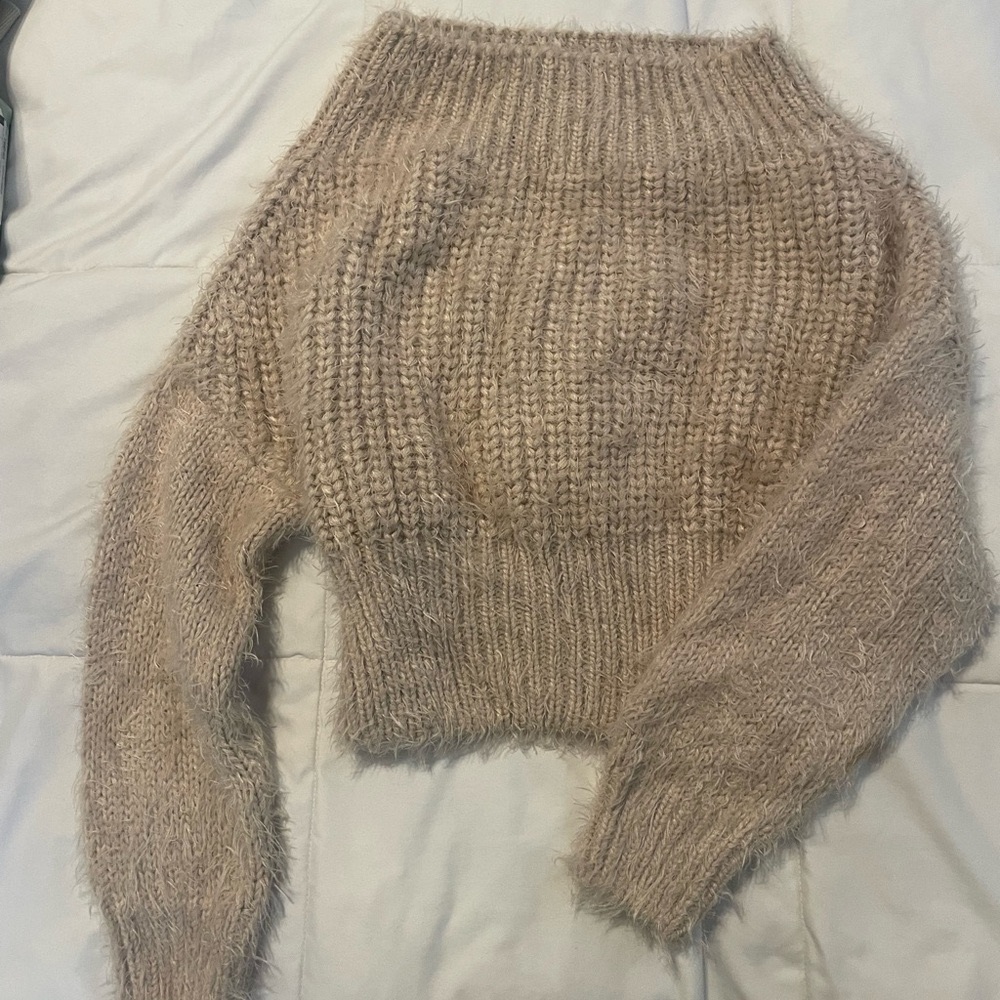 Topshop chunky cropped sweater